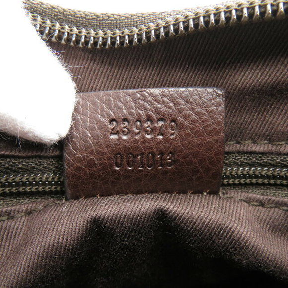 Gucci Guccissima Shoulder Bag leather brown metallic Black - Picture 7 of 10